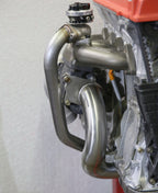 InlinePRO B-series T3 Stainless Steel A/C Compatible Turbo Manifold with hot parts